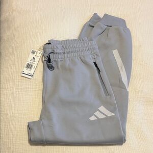 Adidas Light Gray/blue Sweatpants